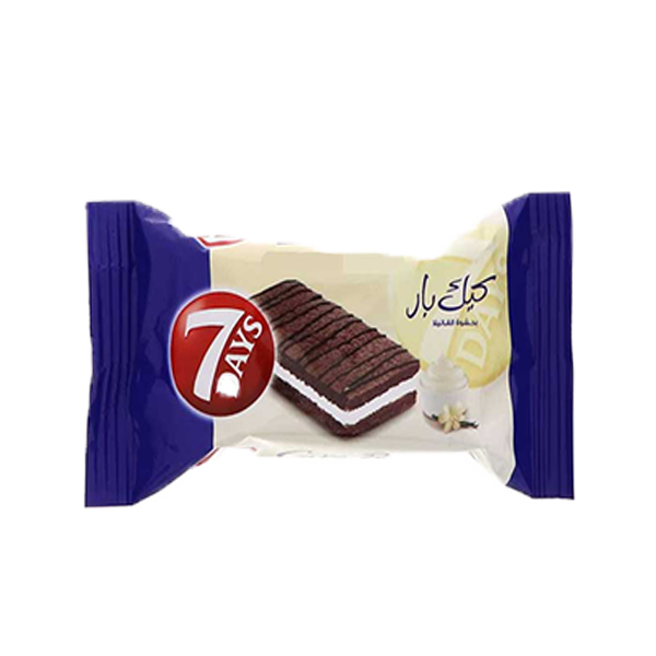 7DAY CAKE BAR VANILLA 